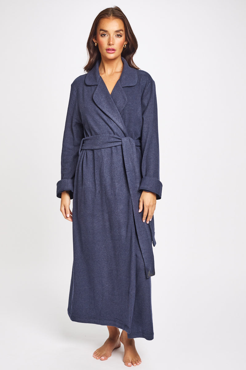 Soft MicroFleece Robe Nightshade