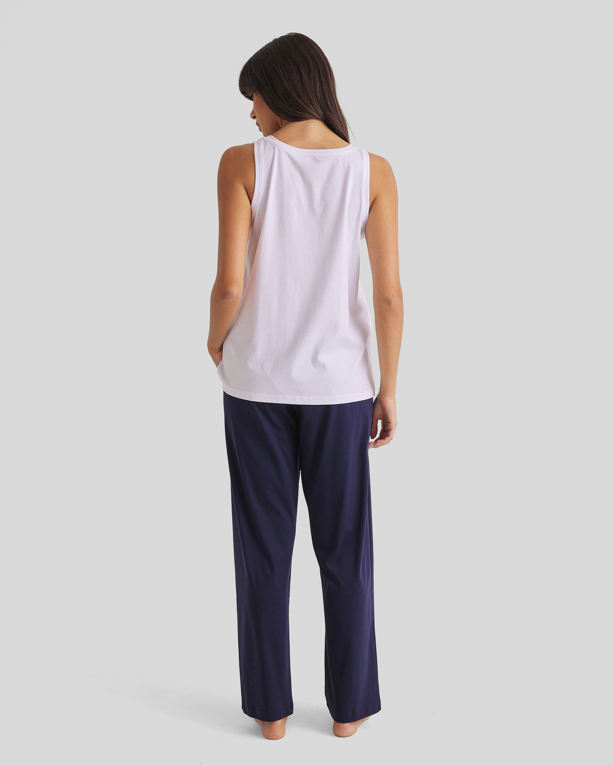 New Supima Cotton Tank - White