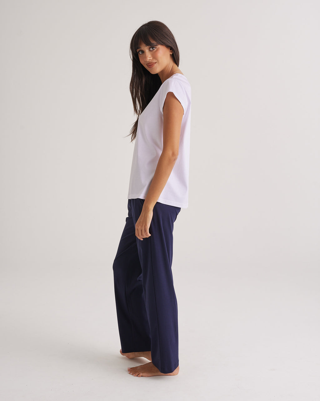 New Supima Cotton Tee White