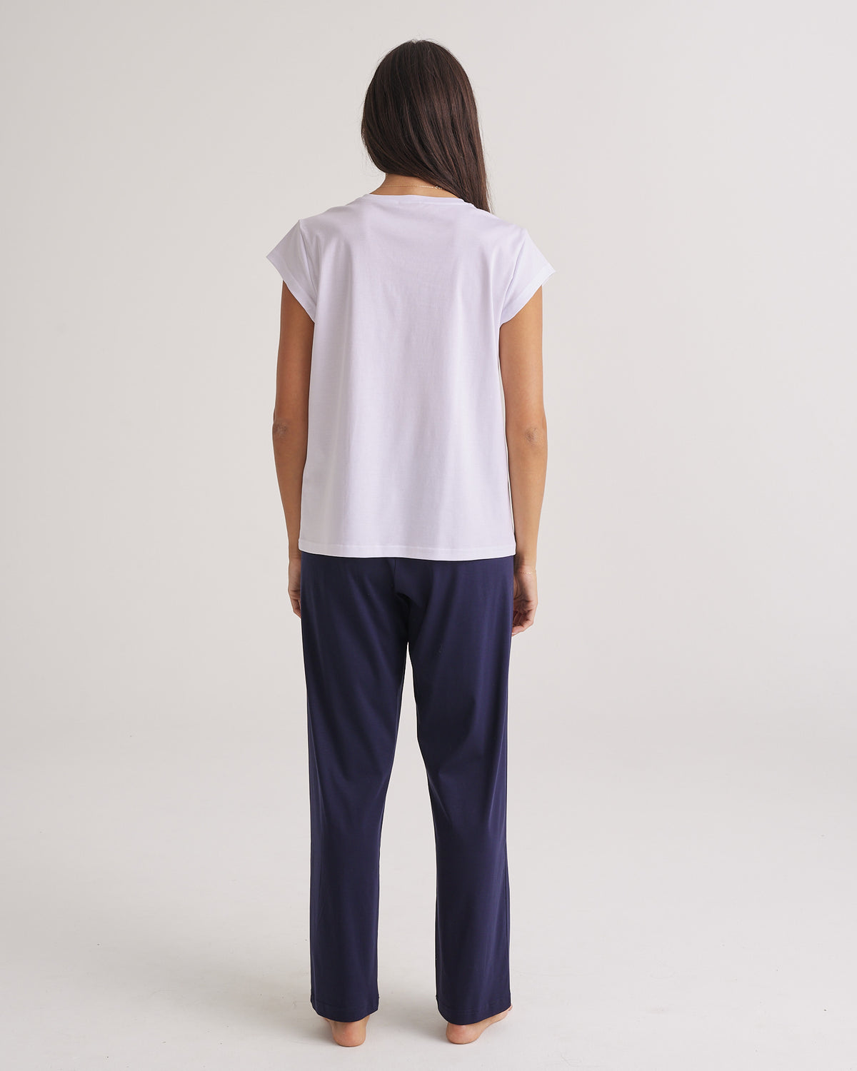 New Supima Cotton Tee White