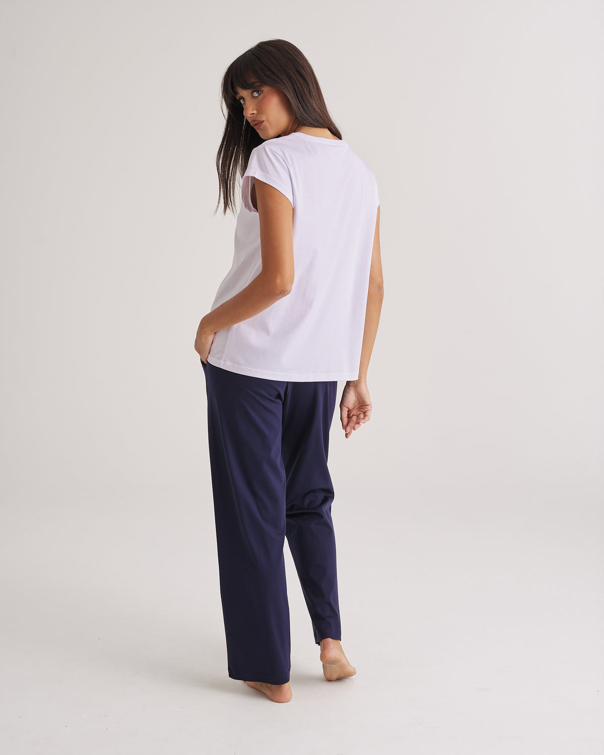 New Supima Cotton Tee White