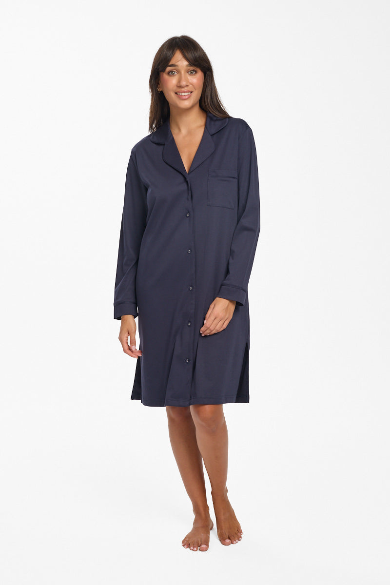 Supima Cotton Nightie Navy