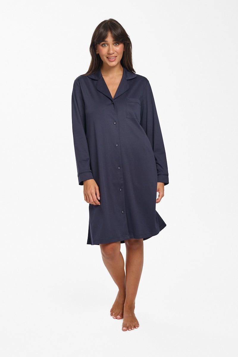 Supima Cotton Nightie Navy