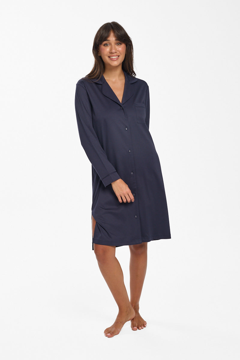 Supima Cotton Nightie Navy