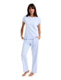 New Supima Cotton Tee Cashmere Blue