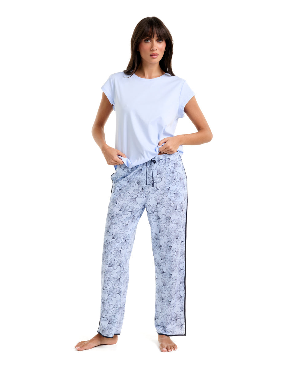 New Supima Cotton Tee Cashmere Blue