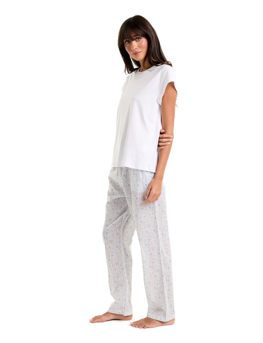 Pure Cotton Voile Pant Trailing Meadow
