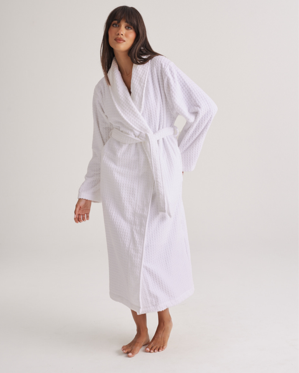 Cotton Waffle/Towling Robe