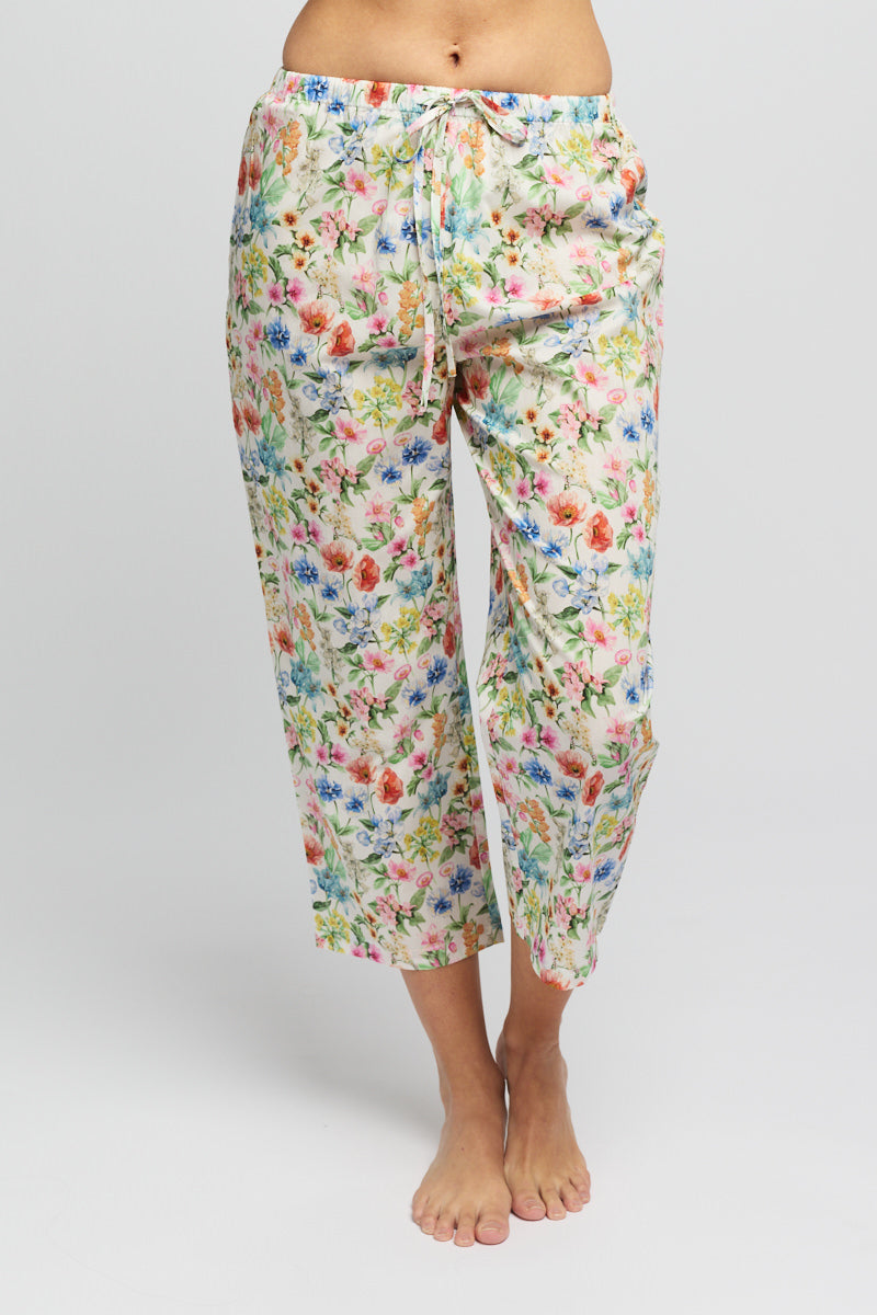 Liberty Tana Print PJ Crop Pant Fairytale