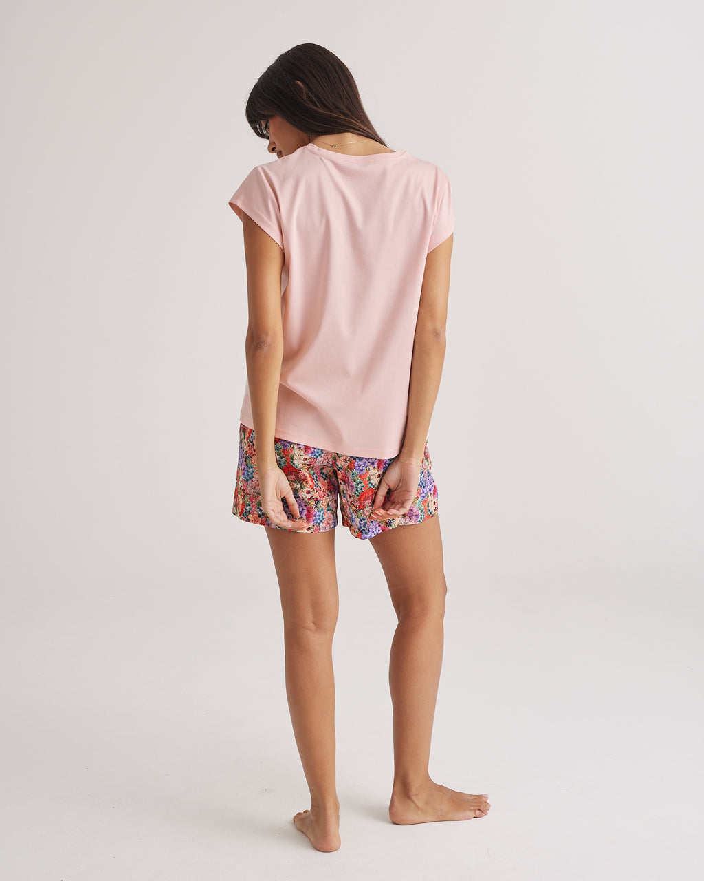 New Supima Cotton Tee RoseWater