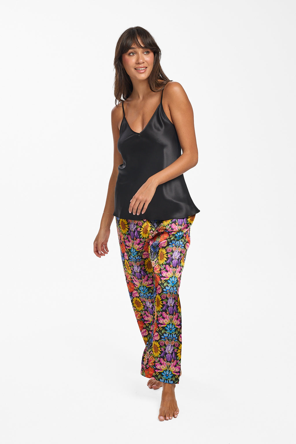 Liberty Silk Sleep Pant Floral Muse