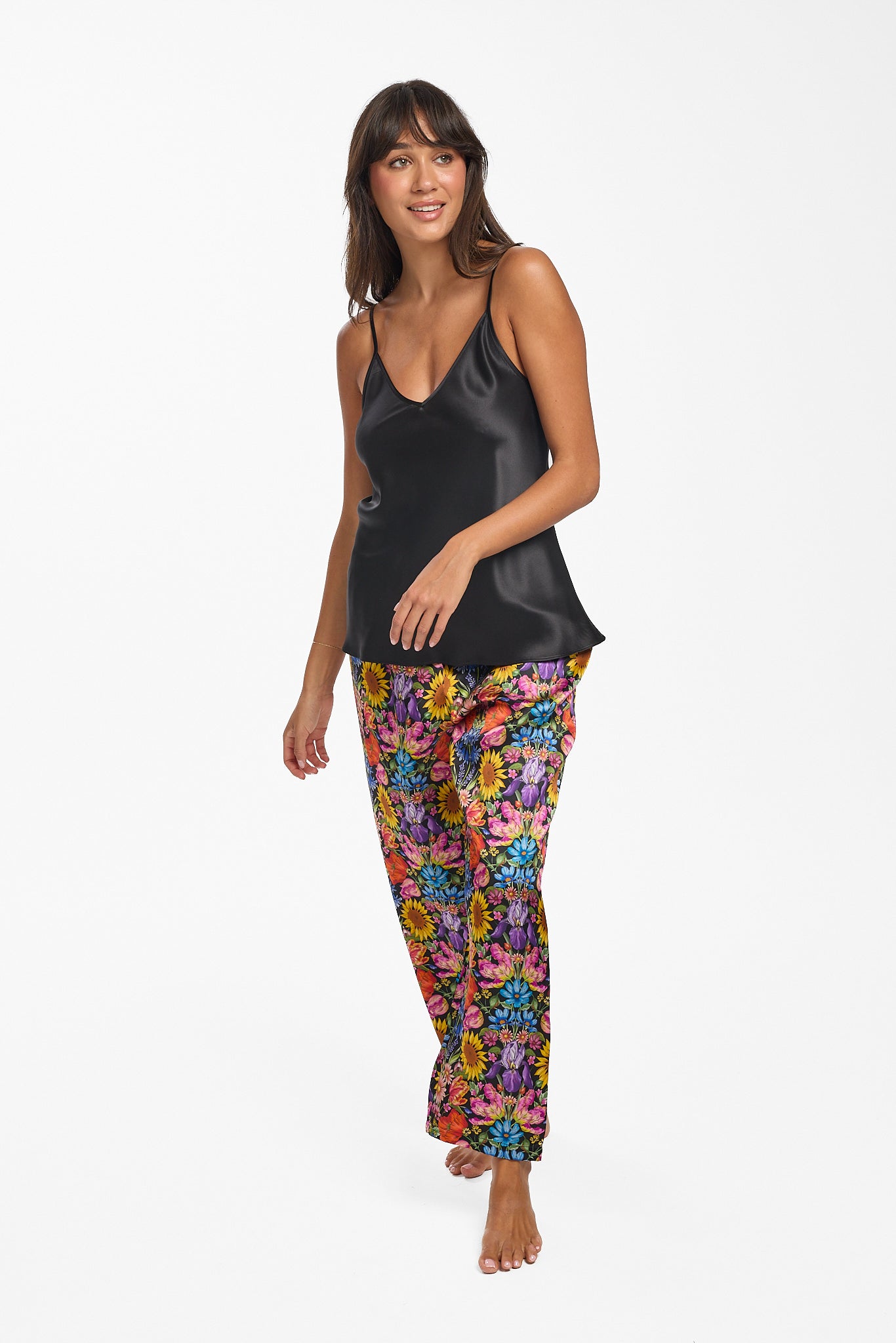 Liberty Silk Sleep Pant Floral Muse