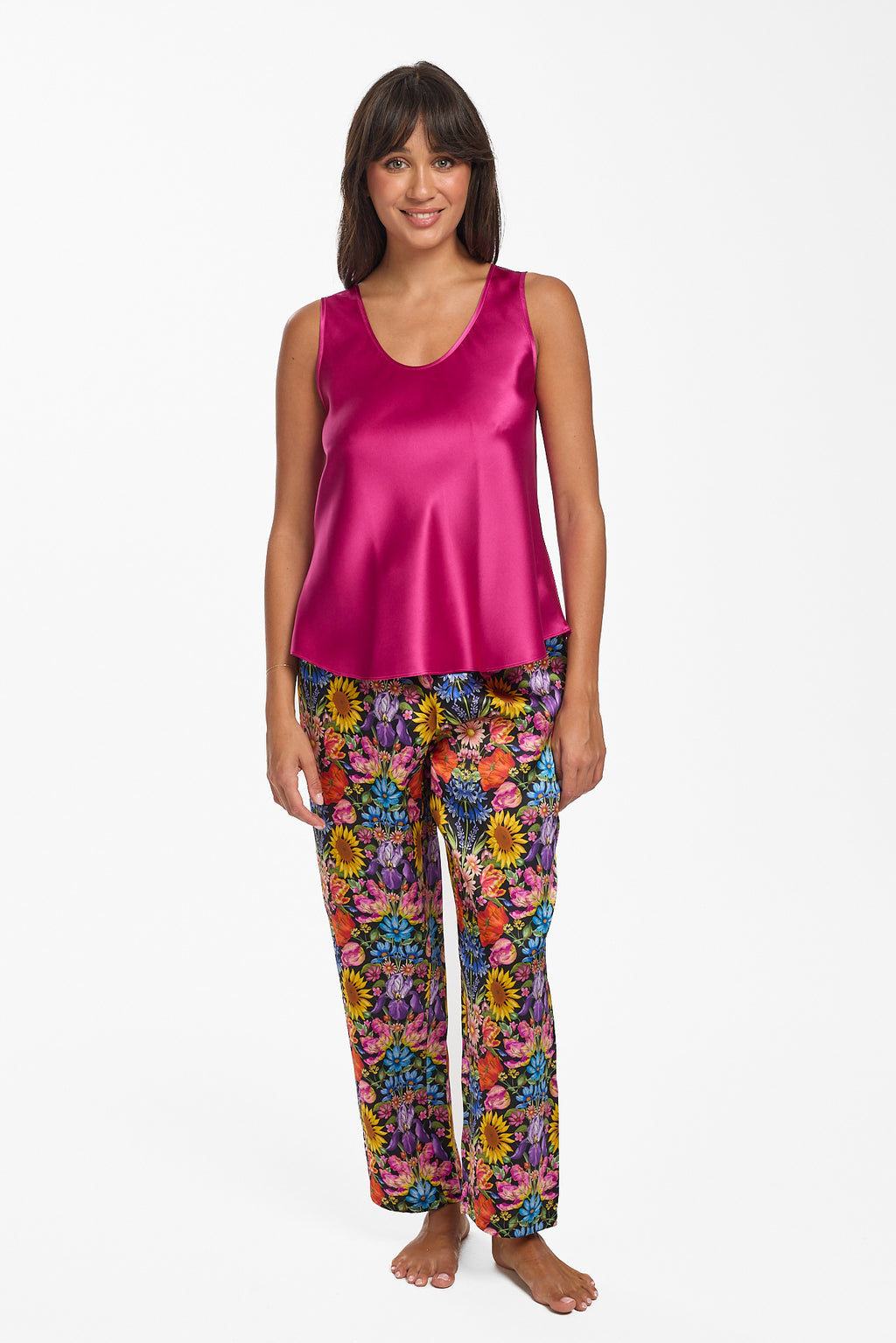 Liberty Silk Sleep Pant Floral Muse