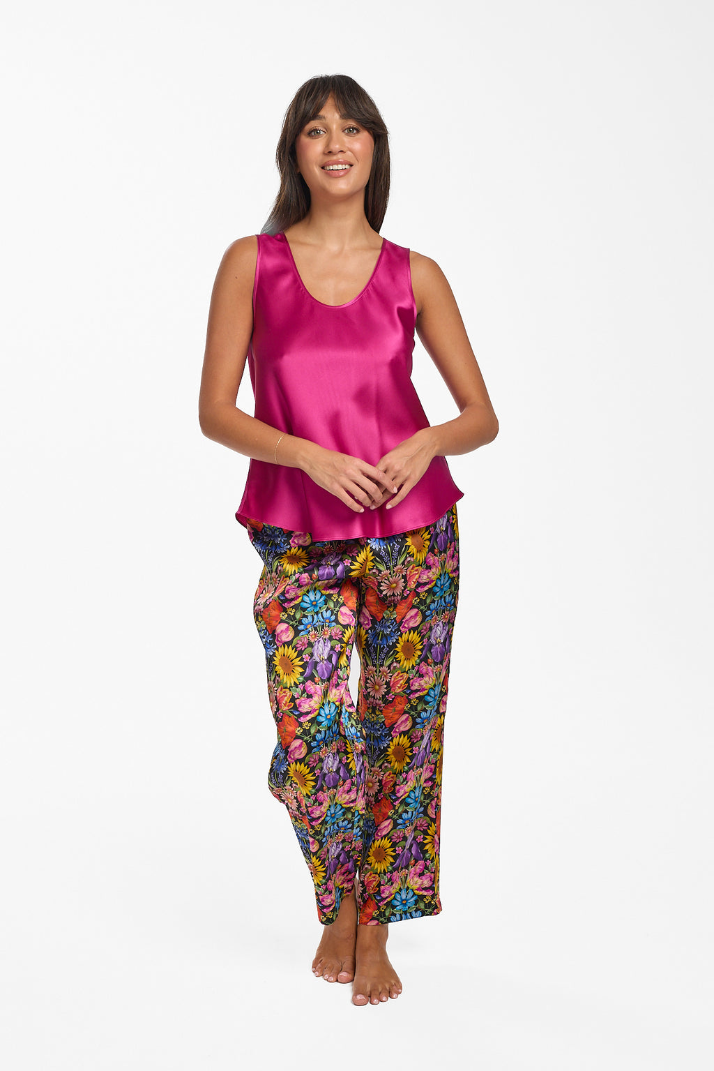 Liberty Silk Sleep Pant Floral Muse