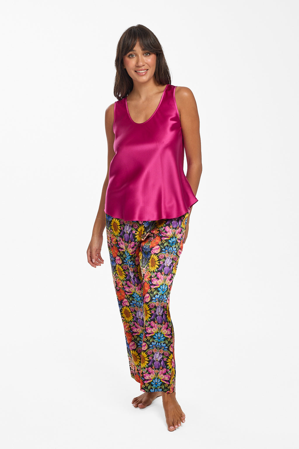 Liberty Silk Sleep Pant Floral Muse