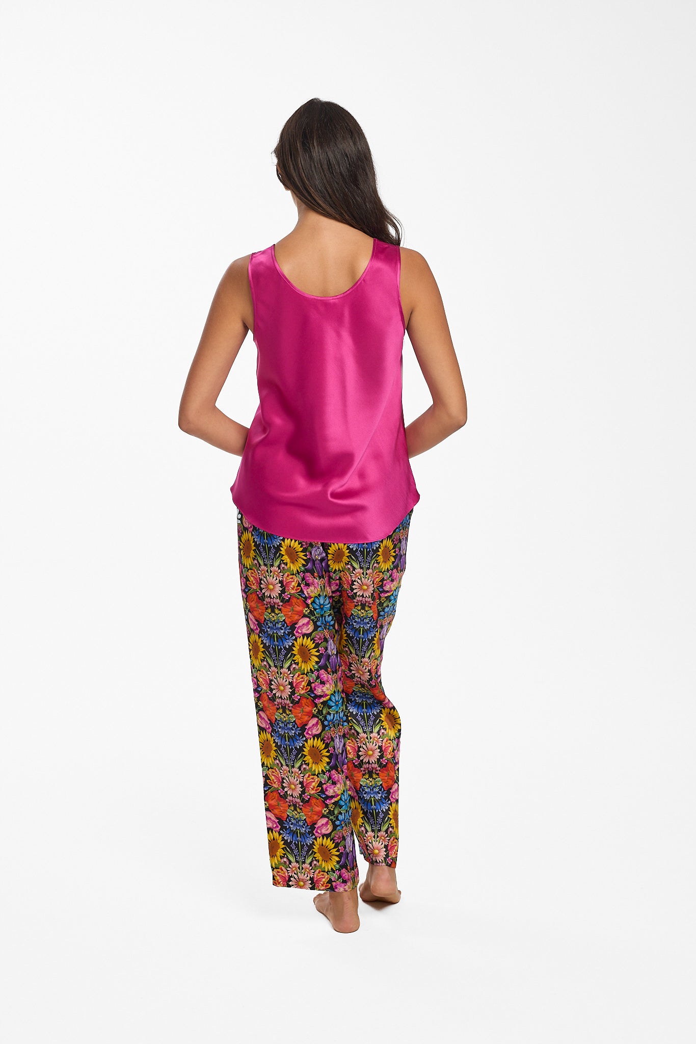 Liberty Silk Sleep Pant Floral Muse