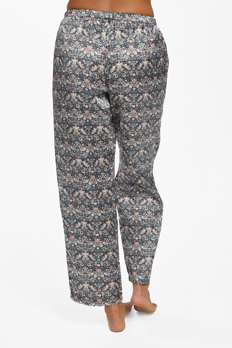 Liberty Silk Sleep Pant Strawberry Thief