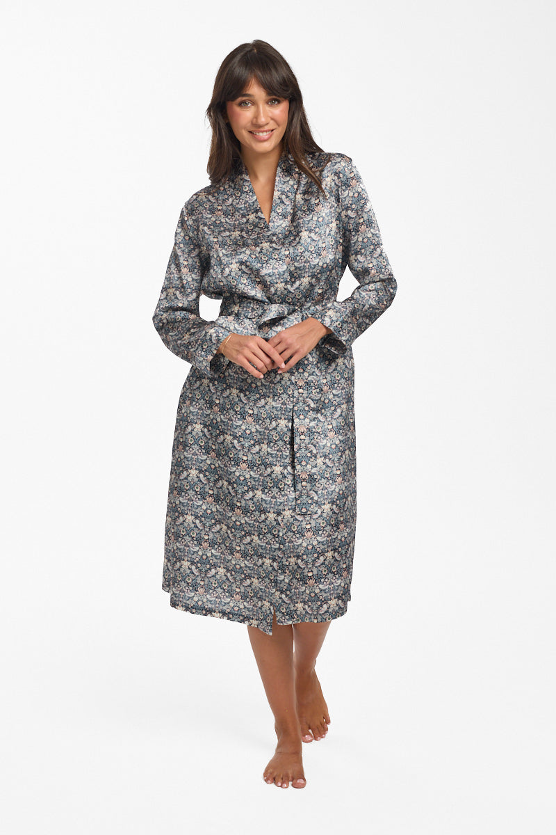 Liberty Silk Robe Strawberry Thief