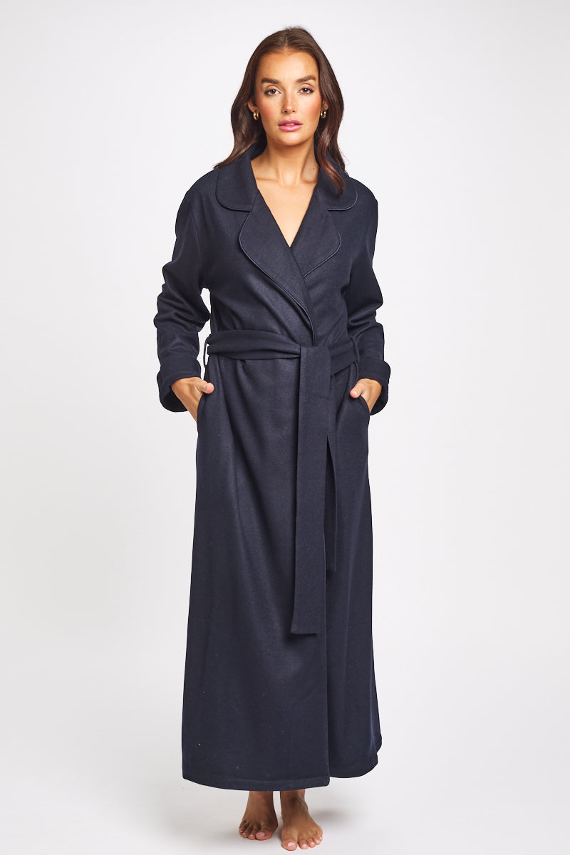 Pure Wool Robe Nightshade
