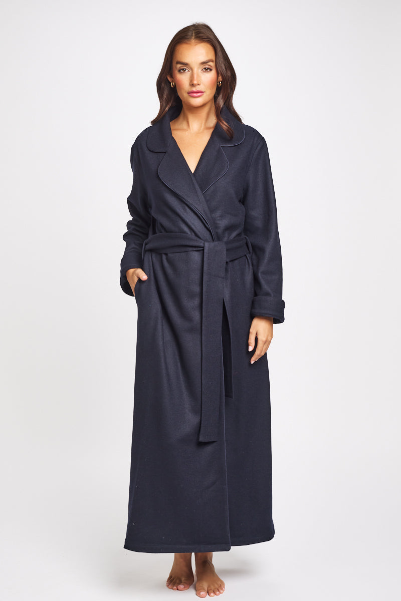 Pure Wool Robe Nightshade