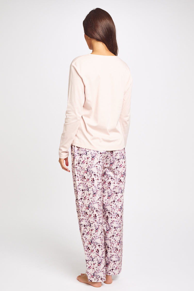 Brushed Cosy Cotton Pant Bloom
