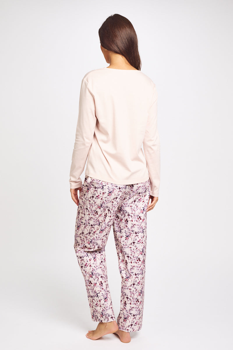 Brushed Cosy Cotton Pant Bloom