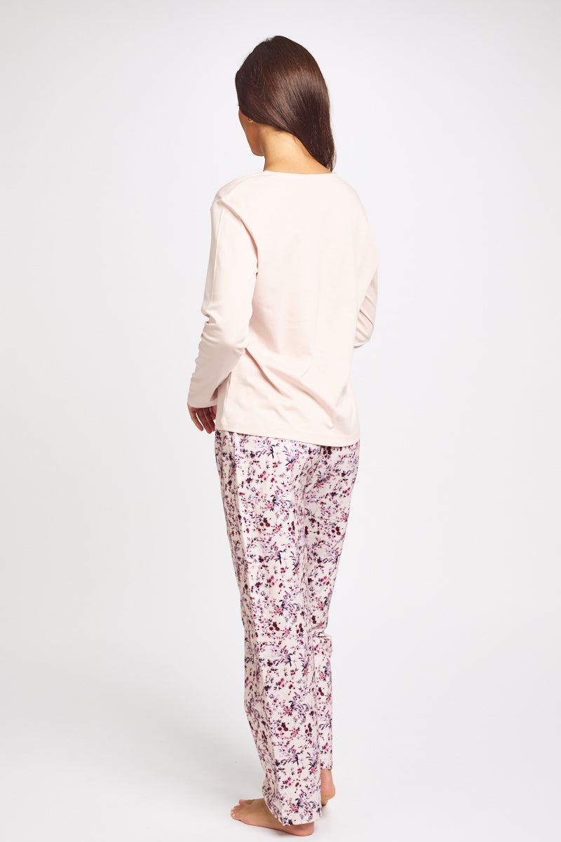 Brushed Cosy Cotton Pant Bloom
