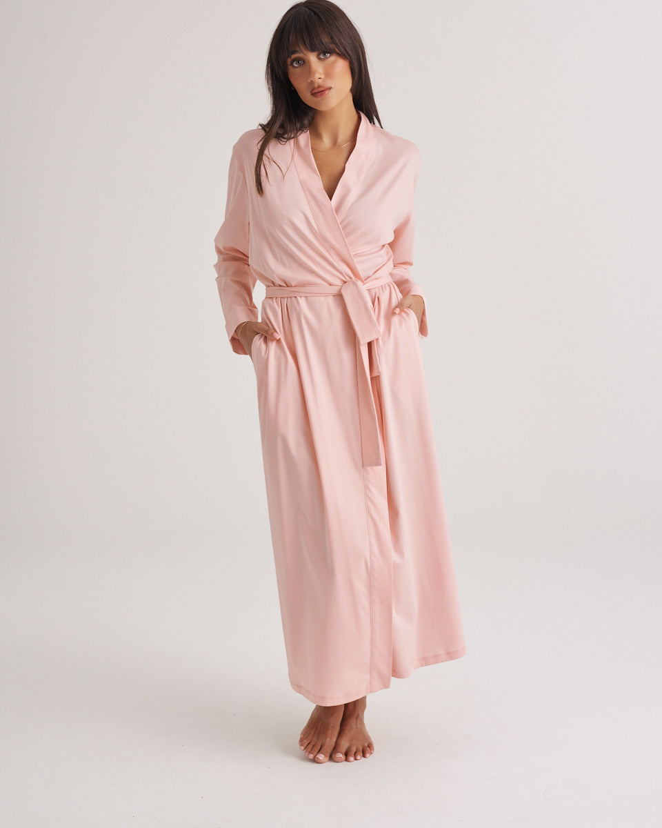 Supima Cotton Robe - Pink