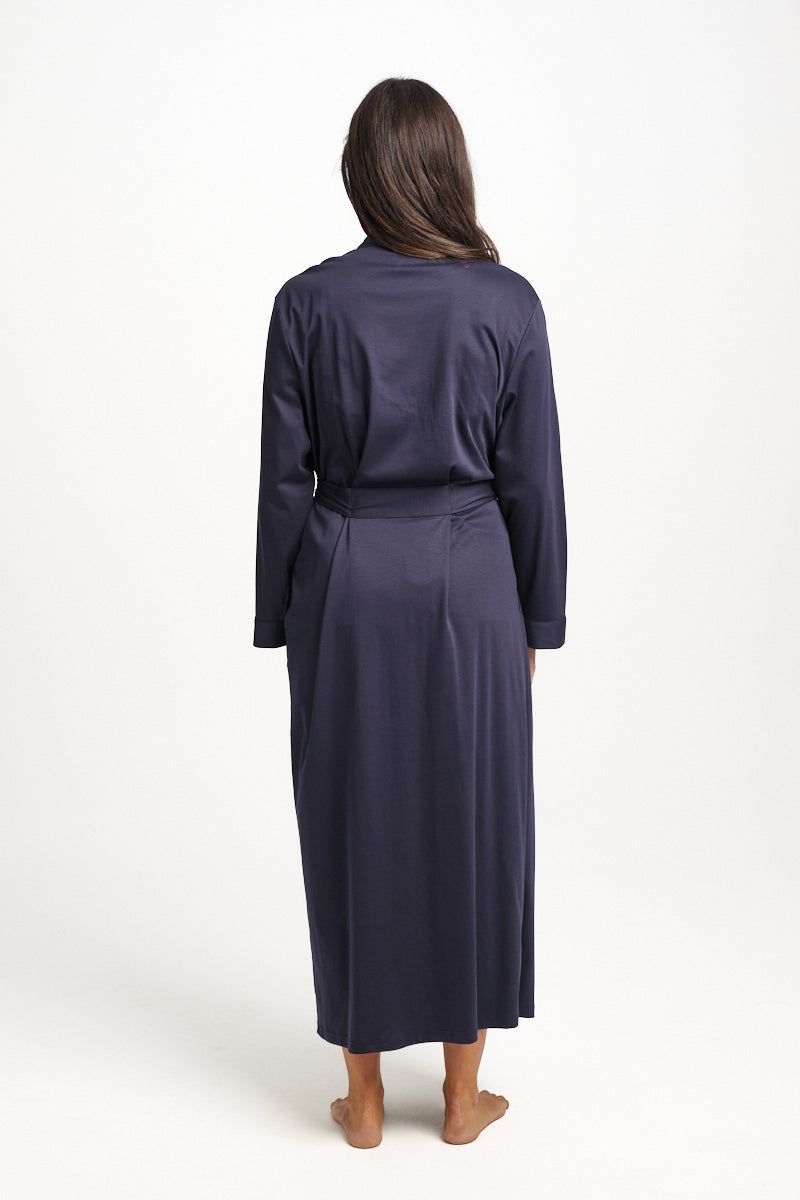 Supima Cotton Robe - Midnight