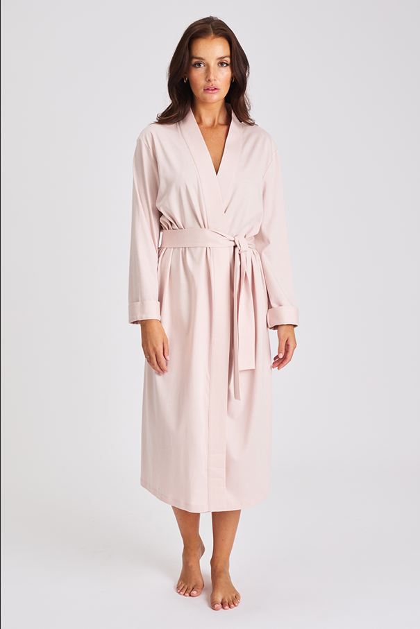 Supima Cotton Robe - Pink