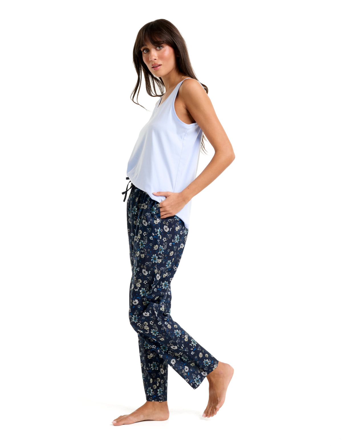 Pure Cotton Voile Pant MoonLit Garden