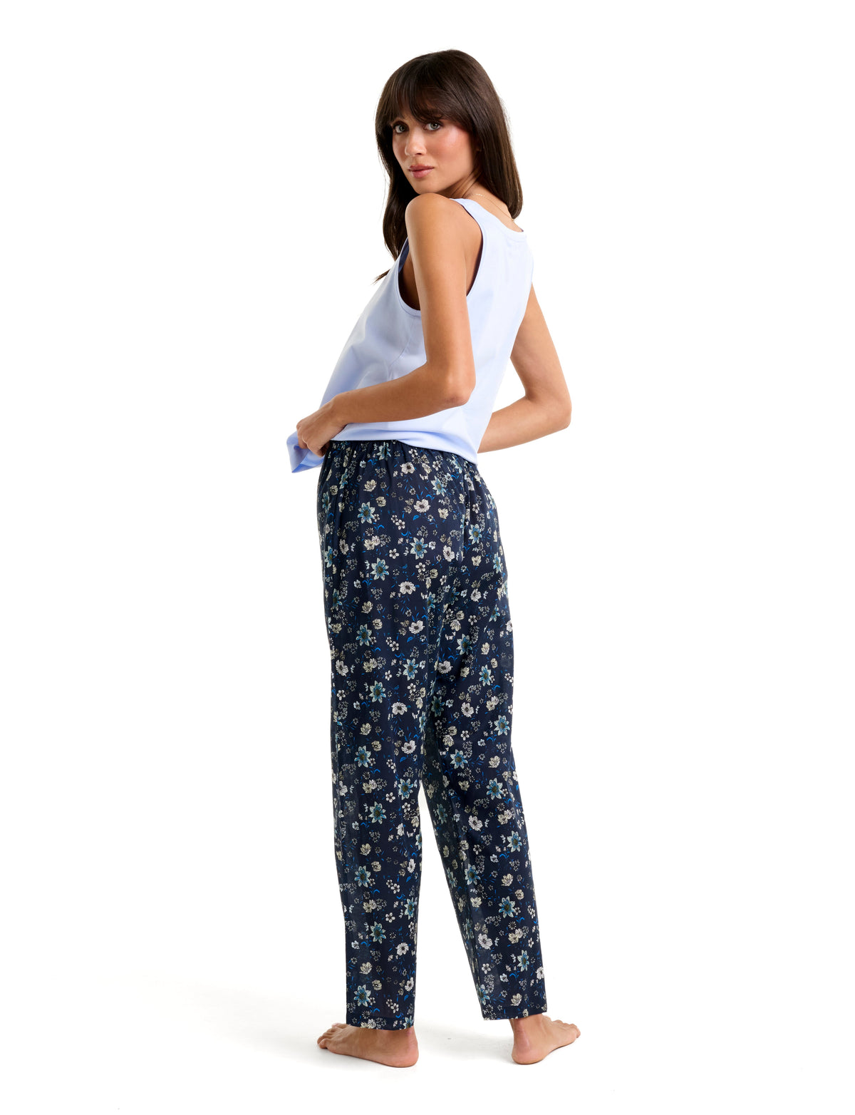 Pure Cotton Voile Pant MoonLit Garden