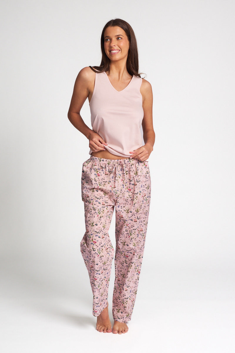 Pure Cotton Voile Pant Botanica Pink