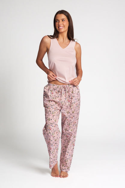 Pure Cotton Voile Pant Botanica Pink