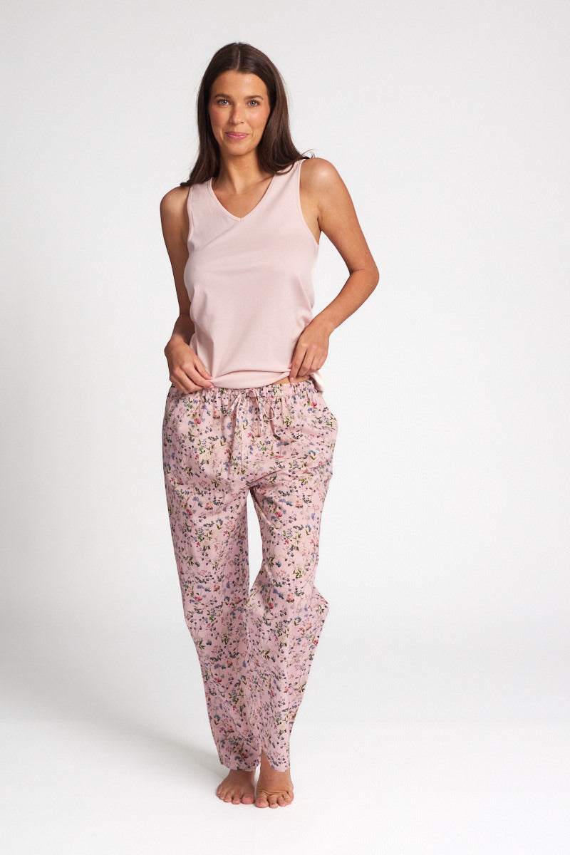 Pure Cotton Voile Pant Botanica Pink