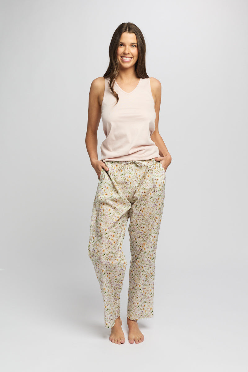 Pure Cotton Voile Pant Wild Flower