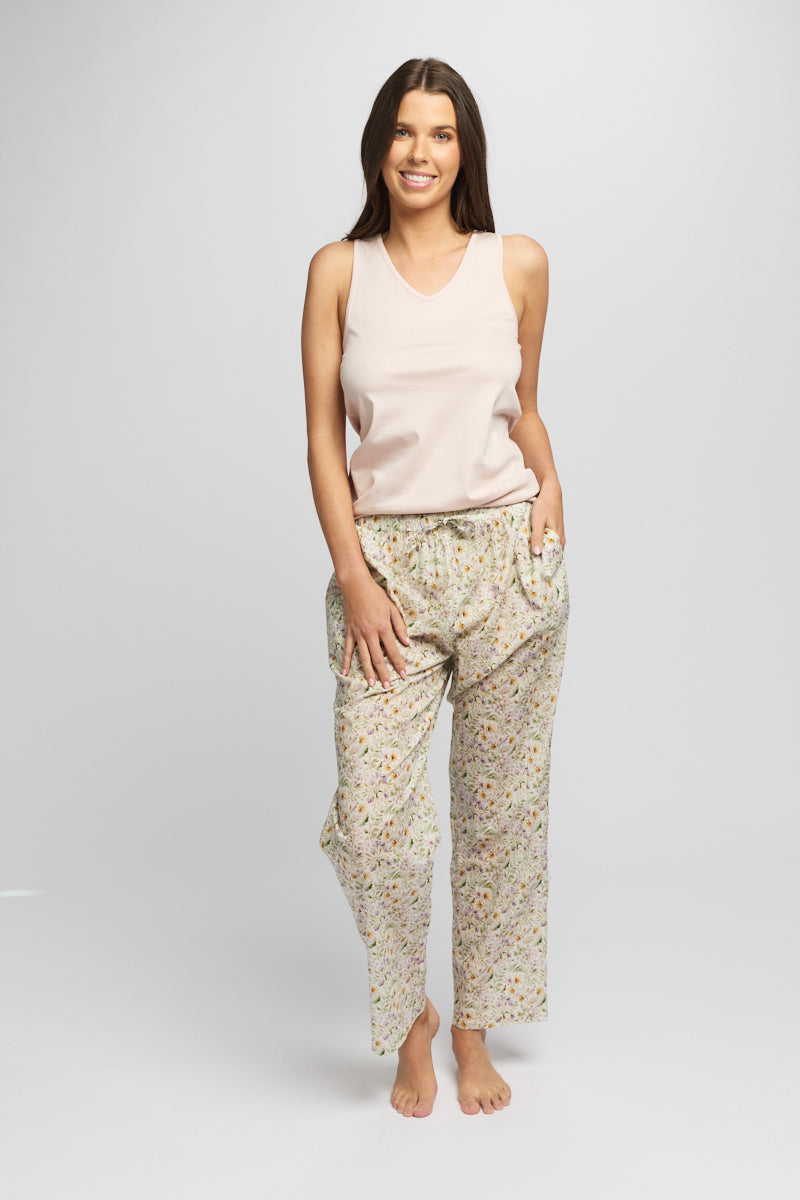 Pure Cotton Voile Pant Wild Flower