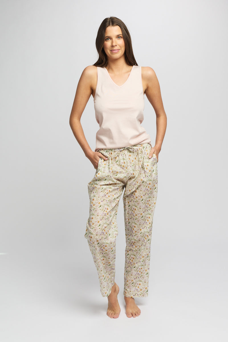 Pure Cotton Voile Pant Wild Flower