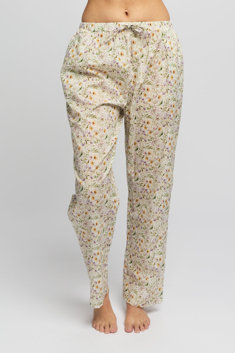 Pure Cotton Voile Pant Wild Flower