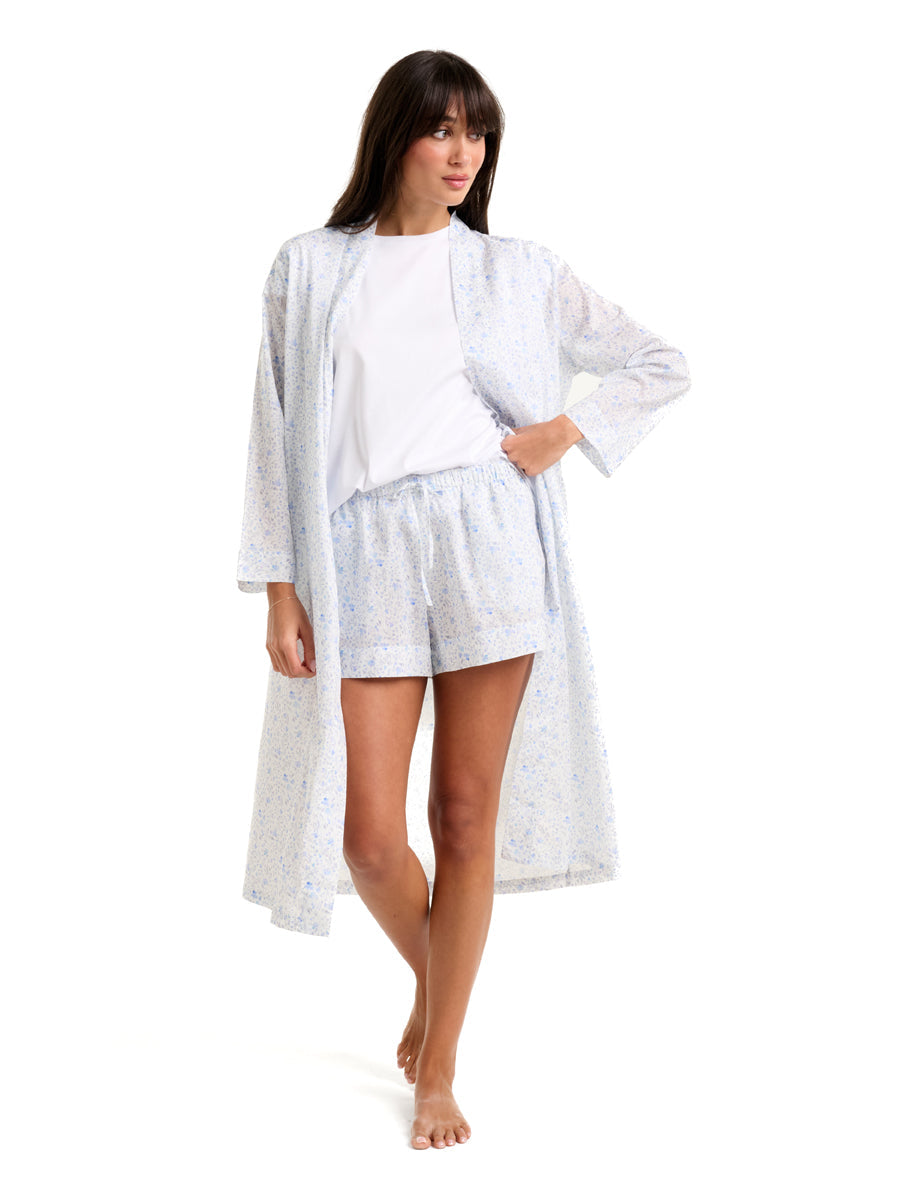 Cotton Voile Robe Trailing Meadow