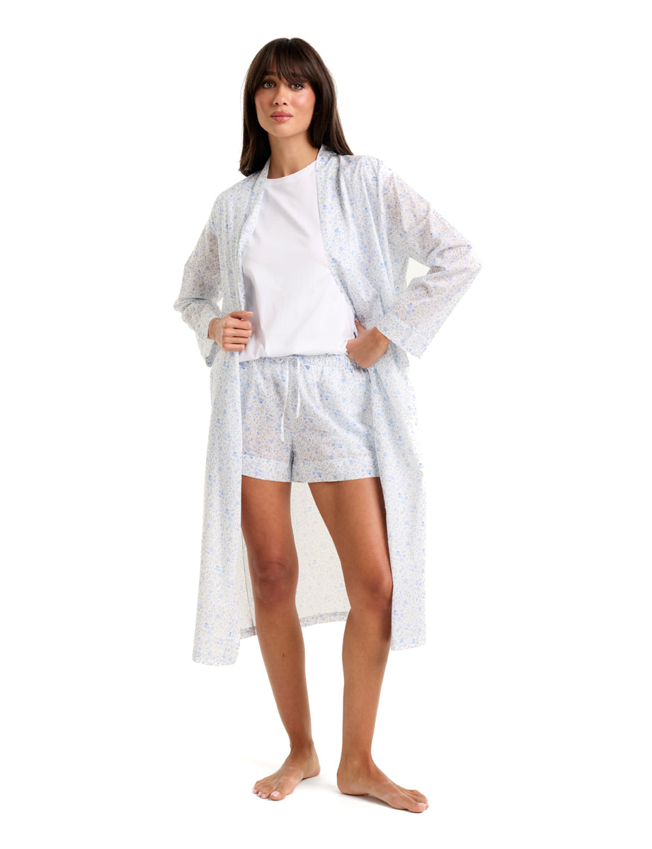 Cotton Voile Robe Trailing Meadow