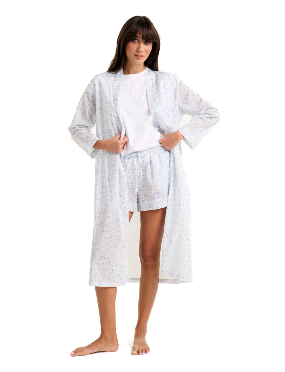 Cotton Voile Robe Trailing Meadow