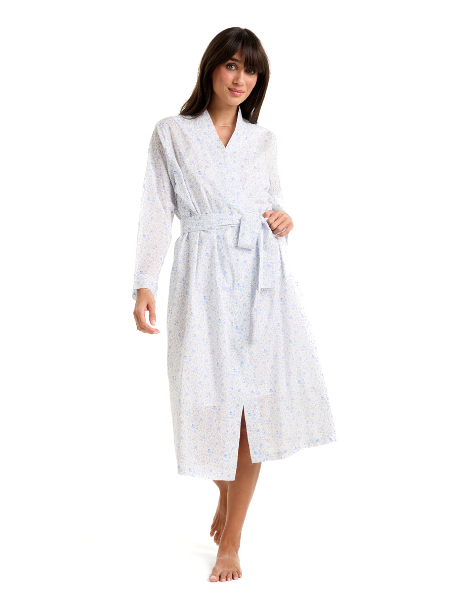 Cotton Voile Robe Trailing Meadow