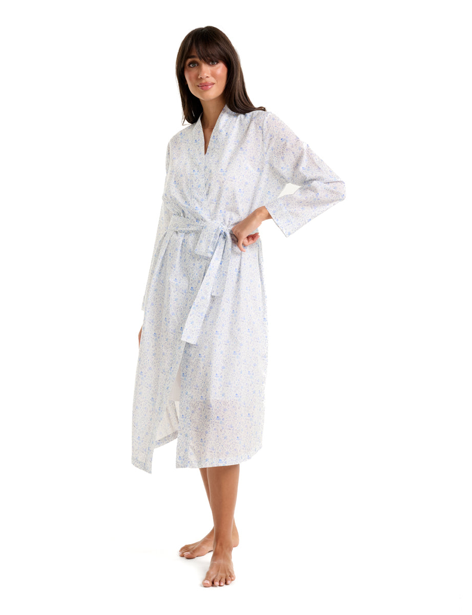 Cotton Voile Robe Trailing Meadow