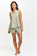 Pure Cotton Voile Tank Botanica