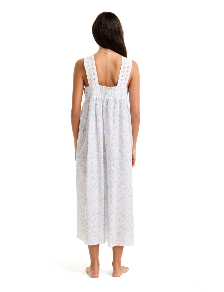 Pure Cotton Voile With Lace Straps Trailing Meadow