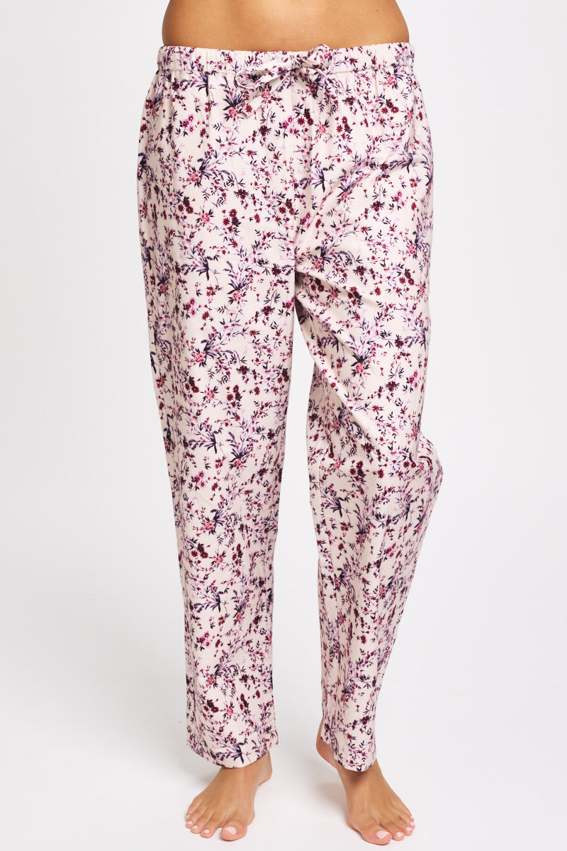 Brushed Cosy Cotton Pant Bloom