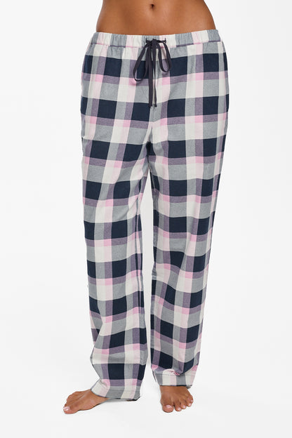 Brushed Cotton Check Pant