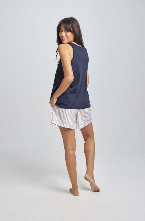 New Supima Cotton Tank - Midnight