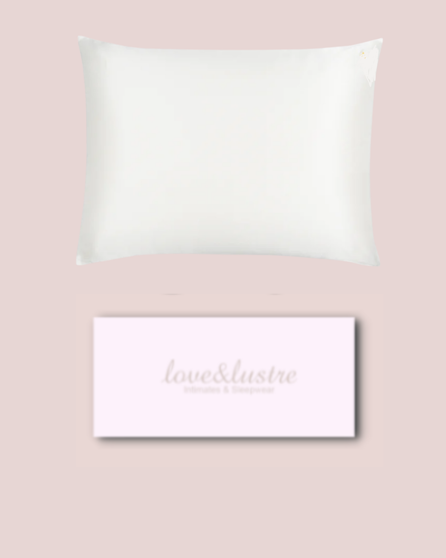 Gift Boxed - Silk Pillow Case - Ivory